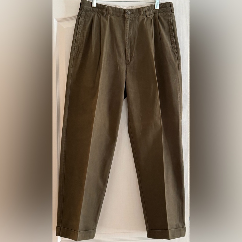 Polo by Ralph Lauren Olive Chinos 35/30 - Picture 2 of 10